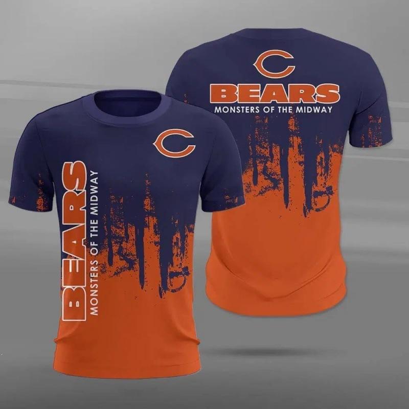 Men American Football 3D Print Sports T-shirt Red White Gradient Drip Paint Graphic Short Sleeve Quick Dry Breathable Fan Jersey Tops