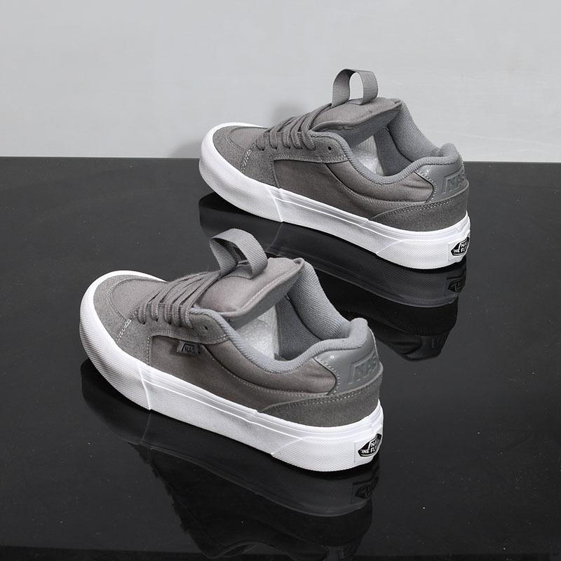 

Черные парусиновые мужские туфли весна и осень повседневные ретро моральная подготовка кеды пара дышащие студенческие спортивные дезодорирующие модные туфли 0001 44 серый