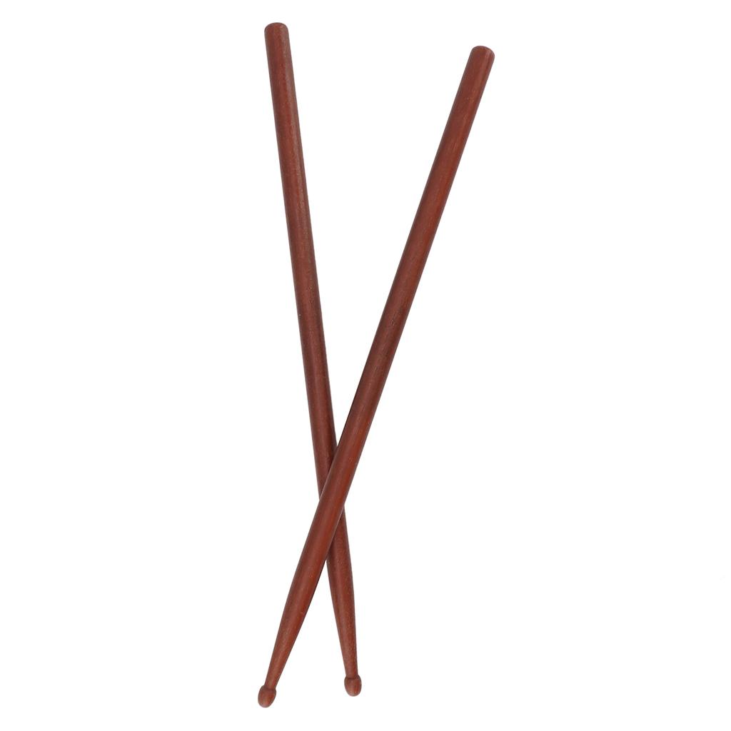 1 Pair Drum Stick Professional Durable Log Color Padauk Drum Sticks Set for Tambourine 7a