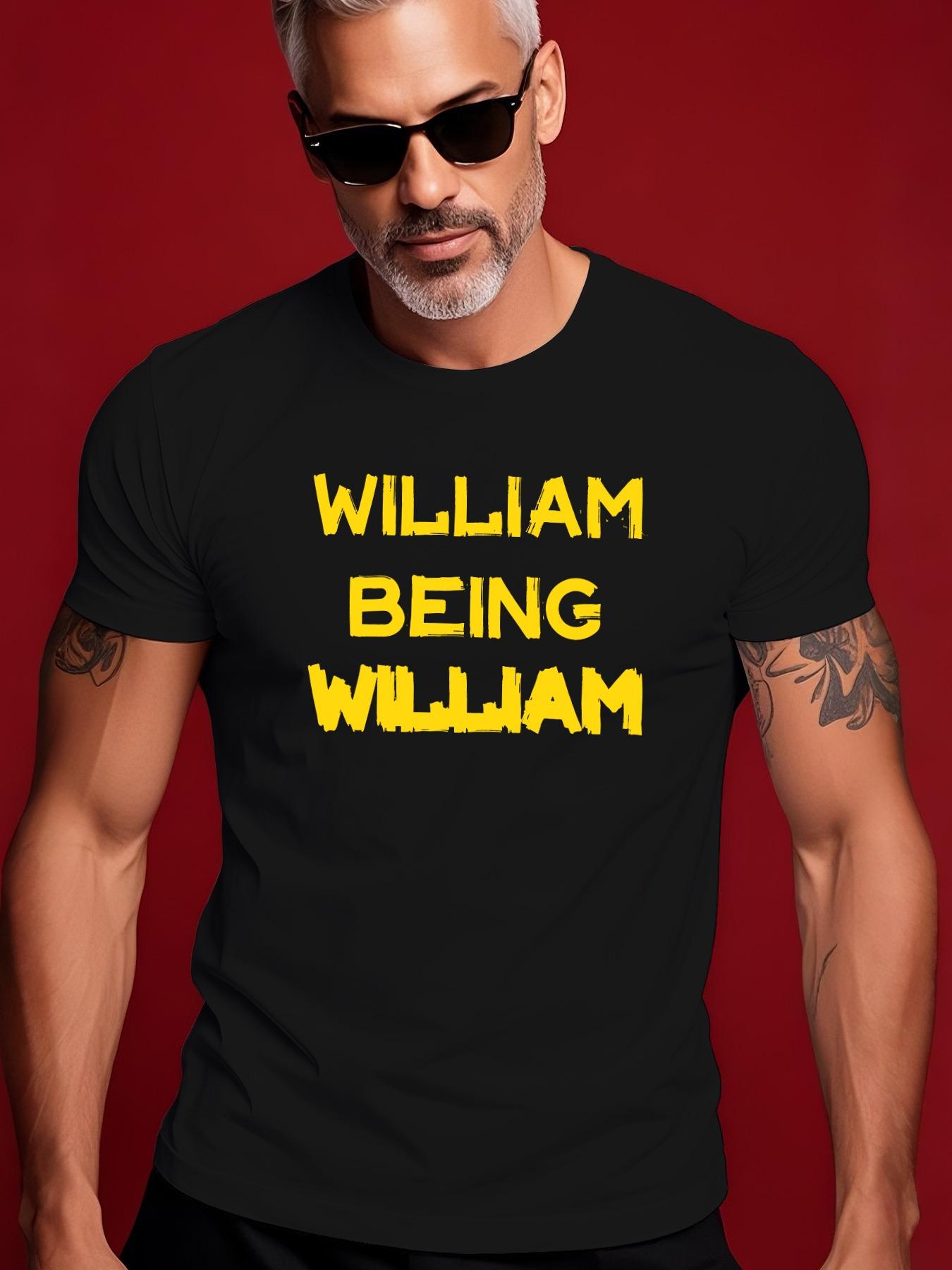 William Being William Graphic Casual Tshirt - Summer Sh... L