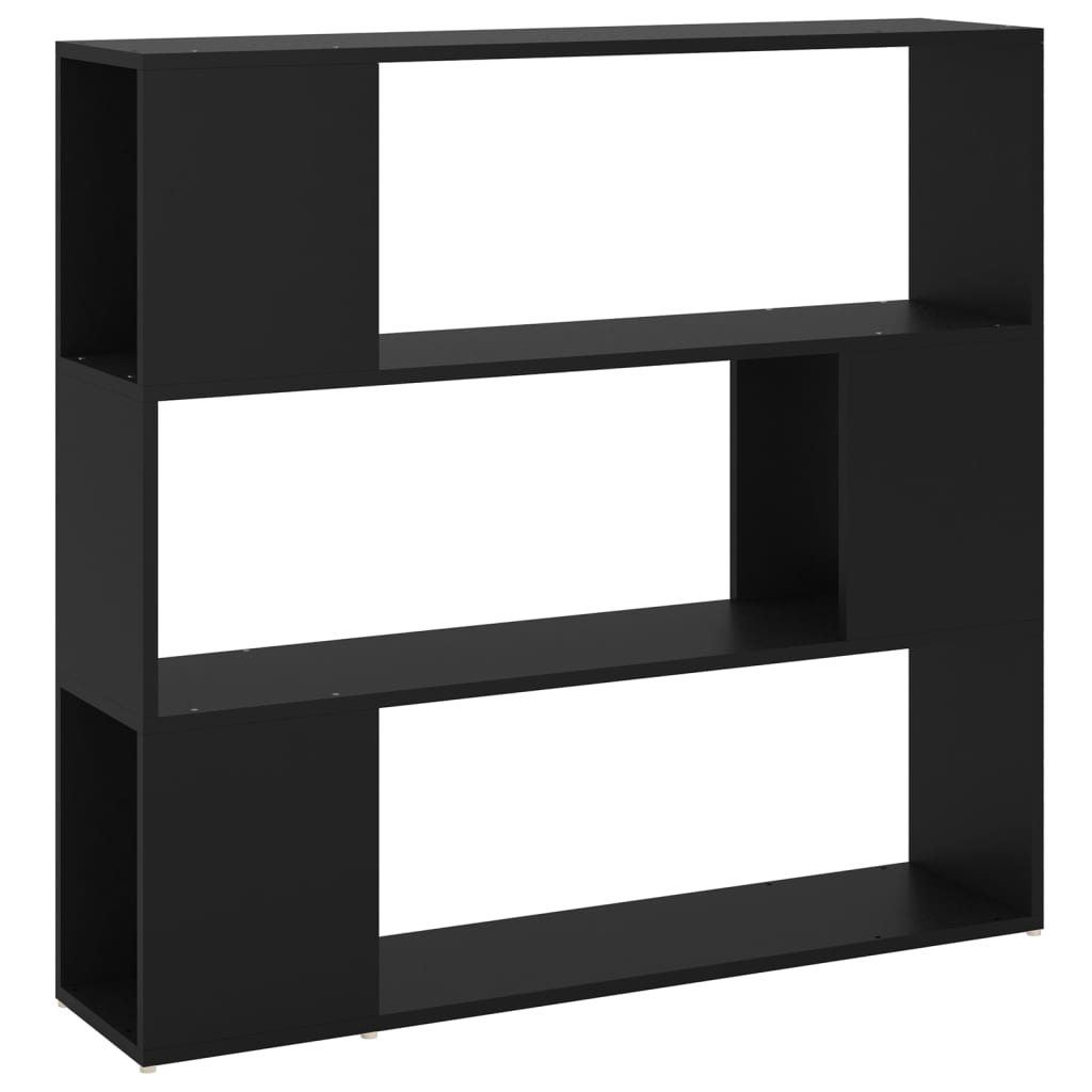 Arbeitszimmer-Bücherregal, dreistöckiges kreatives Aufbewahrungsregal, dekorativer Schrank für das Wohnzimmer, 100 x 24 x 94 cm