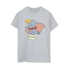 Disney Womens/Ladies Dumbo Sitting On Books Cotton Boyfriend T-Shirt