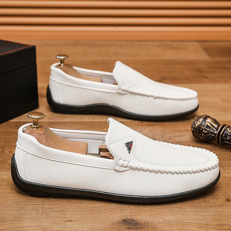 2025 Men's Loafers Trendy Men Casual Shoes Soft Comfortable Mens Driving Shoes Slip-on Male Leisure Shoes Flats Chaussure Hommes