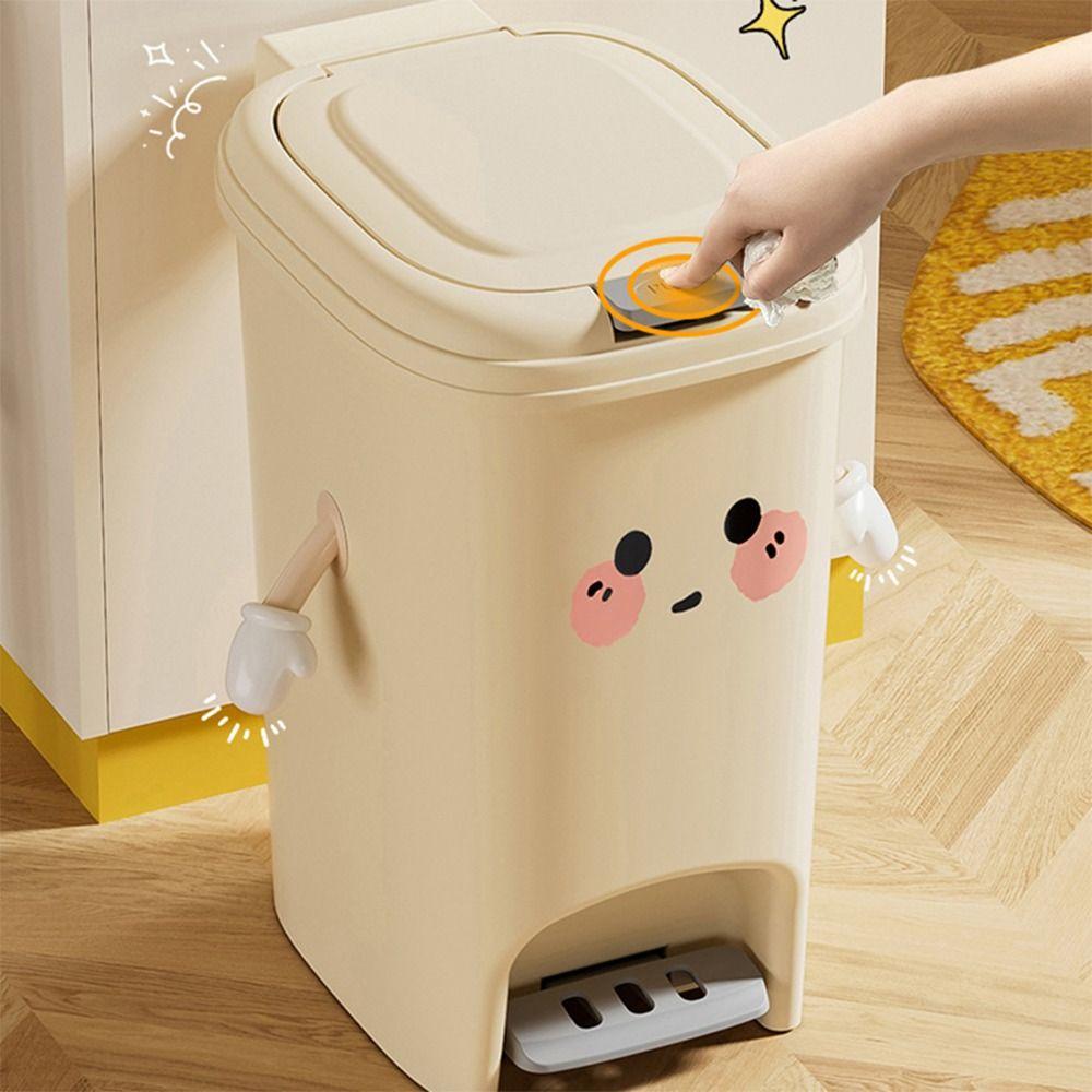Mit Deckel Mülleimer 8/10/15/20L Abfalleimer Kreativer Mülleimer Haushalt