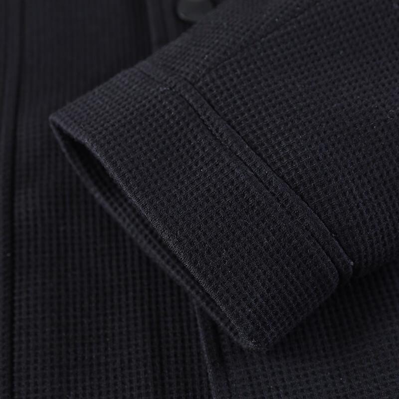 LOTTUS Men's Thickened Fleece-Lined Casual Lapel Jacket