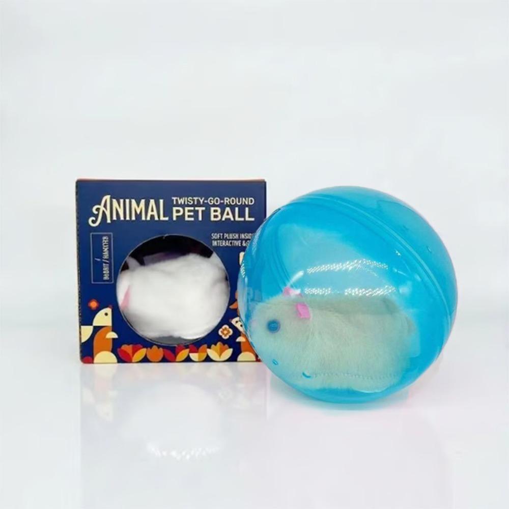 Transparent Pet Rolling Ball Built-in Animal Plastic Material Pet Exercise Active Ball Design Self-Rotating