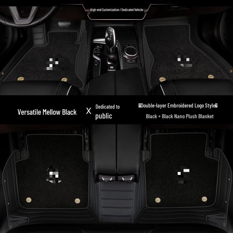 Volkswagen T-Cross Full Coverage Anti-Slip Car Mats, Easy Clean, Wear-Resistant Carpet Style