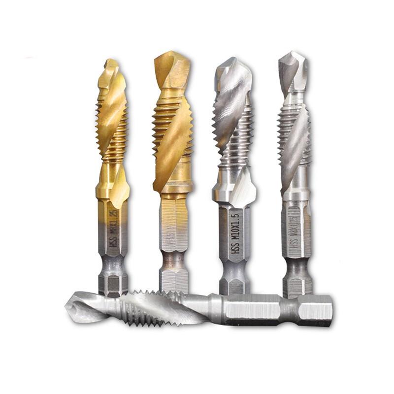 Ice Yu Hex Shank Compound Tap Drill Bit Set