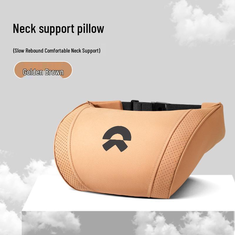 Nio ET5/ES6/ES8/EC6/ES7 Compatible Neck & Lumbar Support Pillow for All-Season Car Seat Comfort