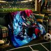 Butterfly Nezuko Fantasy Throws Blanket Flannel Blankets Plush for Couch Bed Gifts for Men Women Travel picnic blanket Christmas fan gifts