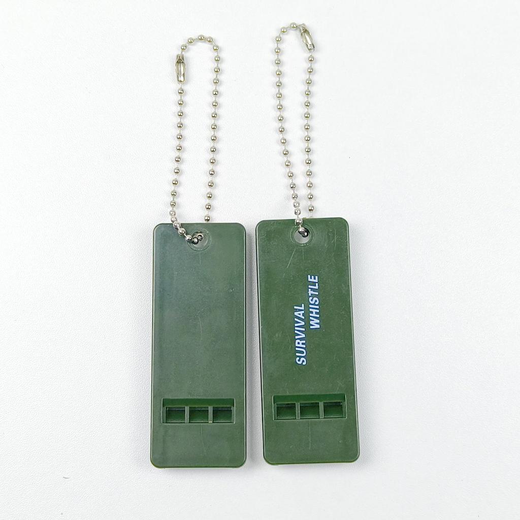 Triple-Frequency High-Pitch Outdoor Survival Whistle for Emergency & Disaster Relief - Ideal for Camping, Self-Rescue & Alarm.