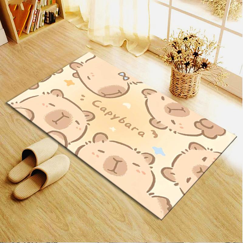 2025 New Capybara Cute Carpet Rug for Living Room Bedroom Home Sofa Decoration,Kids play Non-slip Floor Mat15