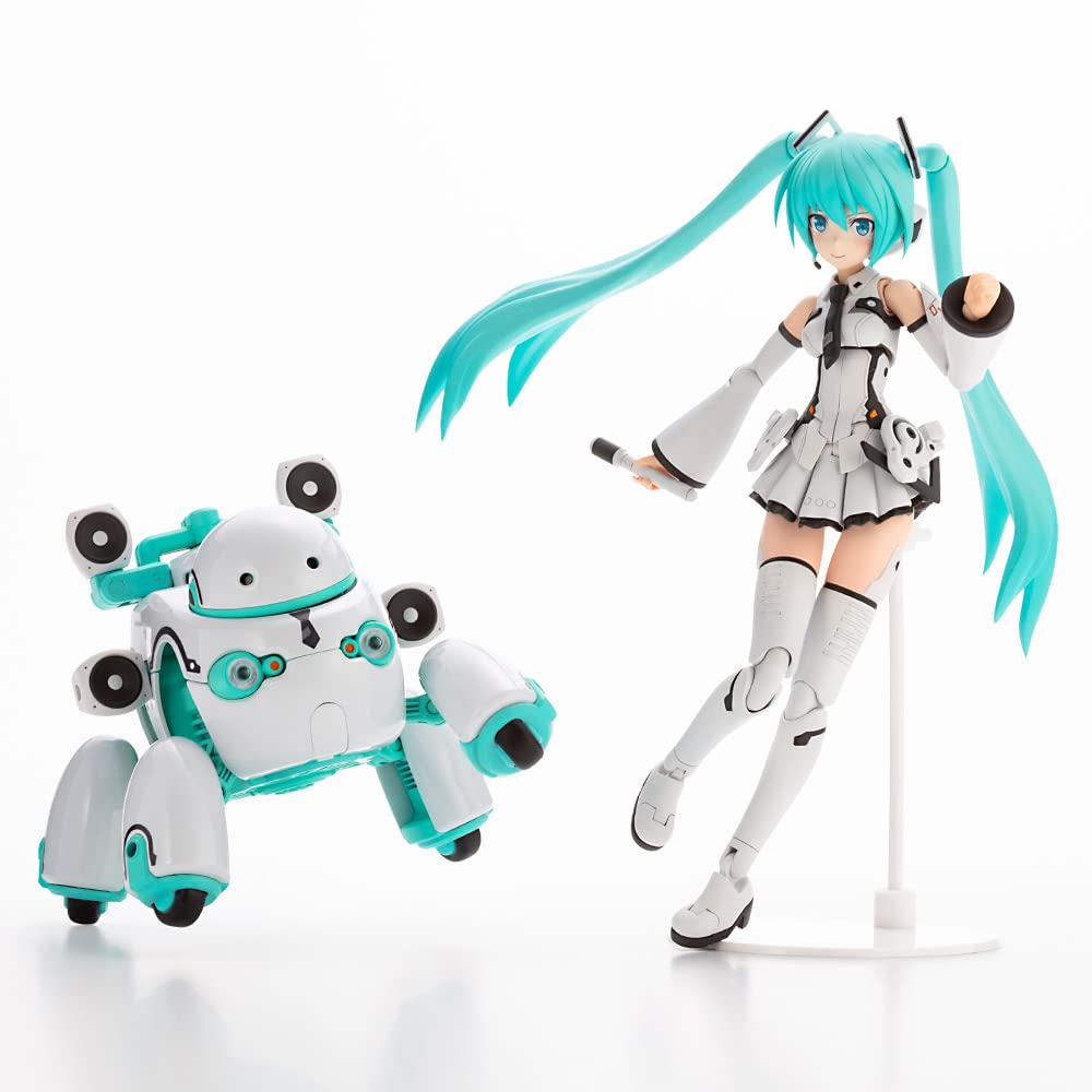 Kotobukiya Frame Music Girl Hatsune Miku [Maruttoys Ver.] with TAMOTU [Miku Ver.] Height approx. 150mm Non-scale Plastic Model Molded in Color FG145
