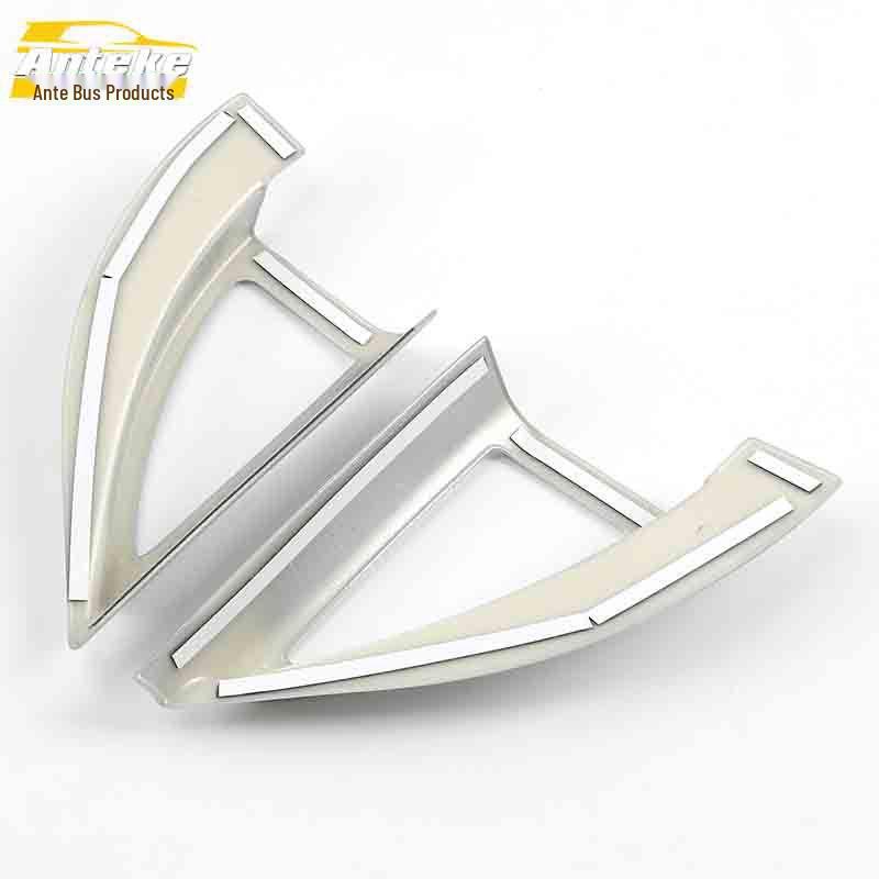 CS55 Inre Triangel Dekorativ Ram & Elektropläterad Mittkonsol A-Stolpe Triangel Klistermärke Biltillbehör