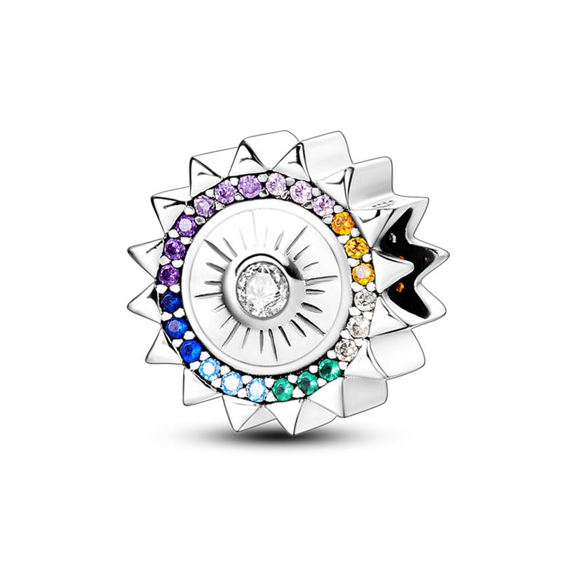 100% Rame Zircone Scintillante Occhio del Diavolo Occhio di Horus Auguri Migliori Portafortuna Perline Adatte a Braccialetti da 3 mm Gioielli Fai da Te
