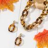 Bohemisk Kedja Kreativt Halsband Örhängen Kvinnor Chunky Choker Smycken Gåva