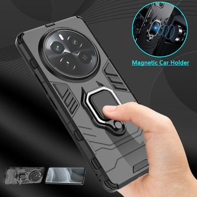 Pentru Carcasă Realme 12 Pro Plus Carcase Telefon Armură de Lux Rezistente la Șocuri Pentru Realme 12 12Pro+ 5G Inel Magnetic Suport Stand Husă Spate