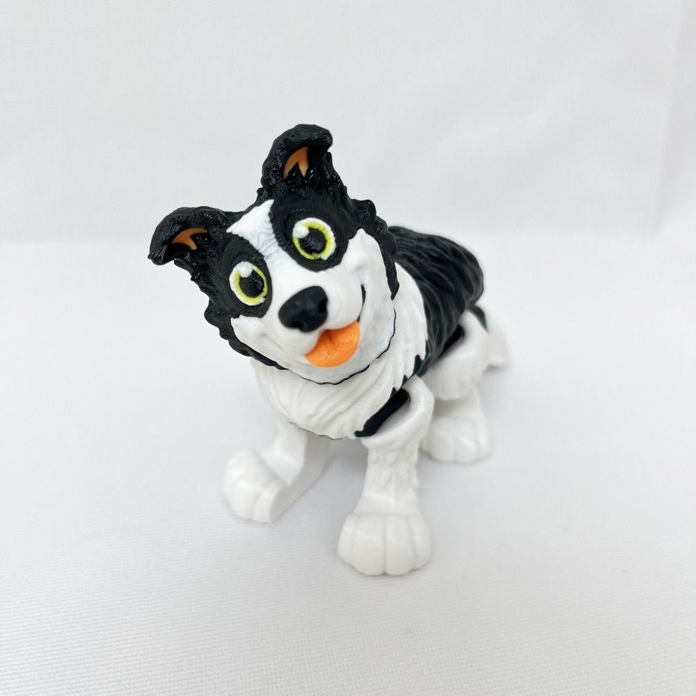 Multi-Jointed Multi Joint Dachshund Toys Simulated Border Collie Figurine  Parent-children