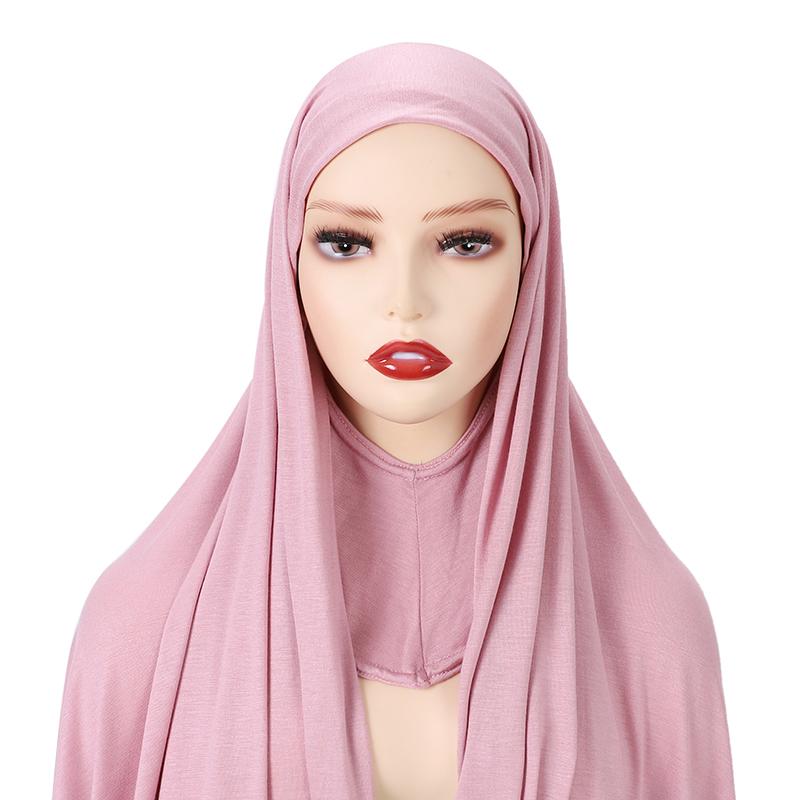 Full Cover Inner Muslim Jersey Hijab Instant Scarf Islamic Cap Head Wear Caps Underscarf Bone Bonnet Headcover Shawls