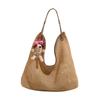 Seaside vacation bag women's new woven tote bag large capacity casual versatile shoulder armpit bag
