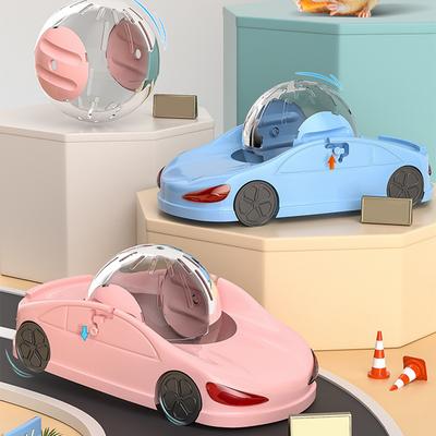 Křeček Běhací Míč Zlepšuje Kardiopulmonální Funkci Koulející Hračka Auto Běžecké Kolečko pro Malé Domácí Mazlíčky Freteky Zlatý Medvěd