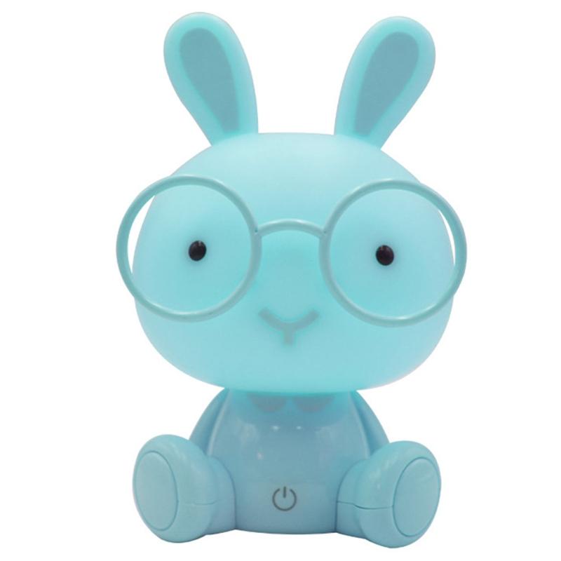 Cute Rabbit Night Light Gifts Women Teen Girls Night Lights for Kids Bedroom Cute Glasses Rabbit Nightlights for Toddler
