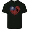 Love Myanmar Flag Burmese Day Football Kids T-Shirt Childrens