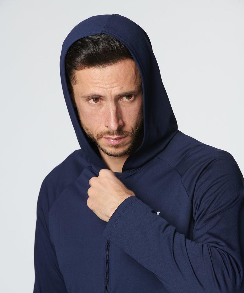UA Tech FZ Hoodie Midnight Navy XL [Under Armour] //