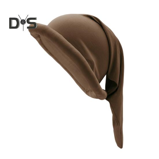 

Рождественская шапка гнома, цветная шапка для костюма гнома, влагоотводящая дышащая шапка для рождественских костюмов гнома темно-коричневого