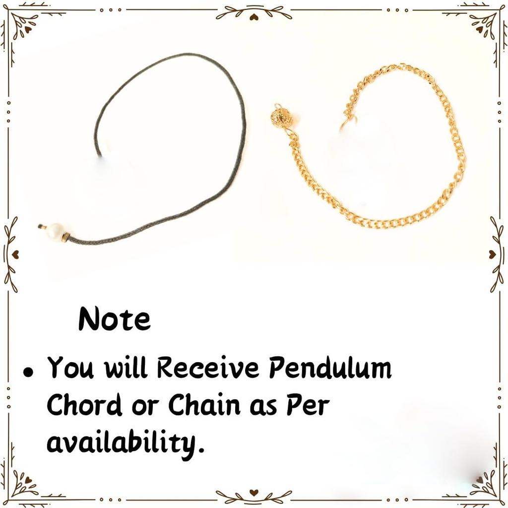 Jet Double Point Brass Metal Pendulum Healing Dowsing Reiki Recovery Answers Prediction Fortune Destiny