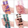 Halloween Full Nail Strips Full Nail Wraps Luminous Halloween Nails Stickers Gel Nail Strips Nails Art Decoration