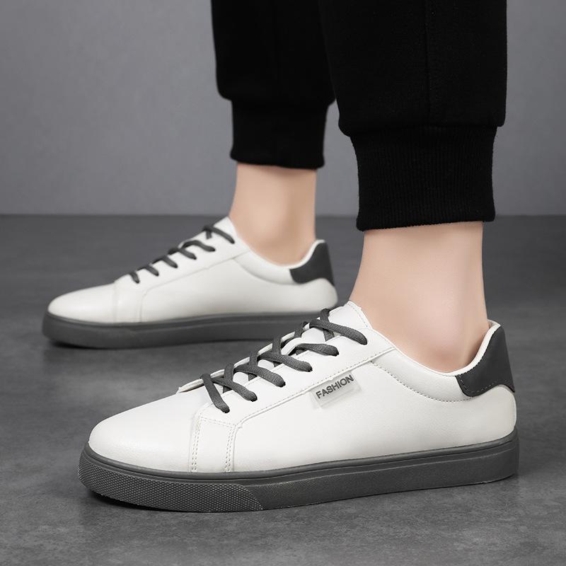 Skateboard Schuhe Herren Flach Bequem Leder Lässig Vulkanisierte Schuhe Trendig Klassisch Atmungsaktiv Günstige Sneaker Mann Übergröße