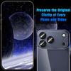 4in1 [2+2 Stück] Rückseiten-Handyschutzfolie aus gehärtetem Glas für iPhone 17 Pro Max /17 / 17 Pro/ 17 Air+ Glas Kameraobjektivfolie HD Rückseitenschutz