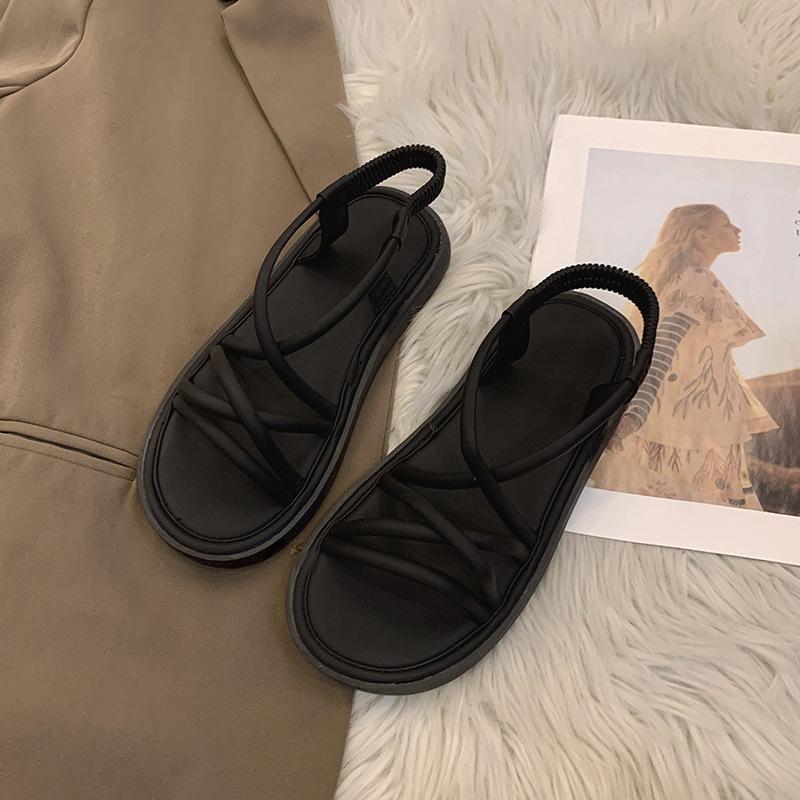 

Sandals summer sandals 2025 women s flat-bottomed versatile new shoes casual beach non-slip 40