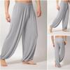 Herr Vår Lös Plus Size Casual Byxor Lös Yoga Fitness Byxor