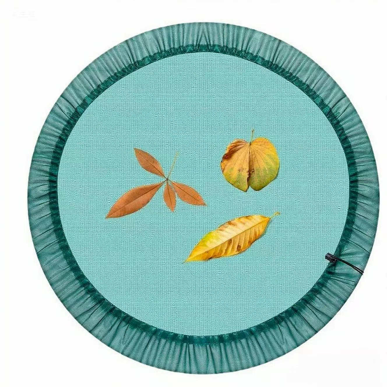 

Уличная сетка от листьев и насекомых для ведер и резервуаров для воды: Защита от дождя и фильтрация 80cm Diameter зелёный