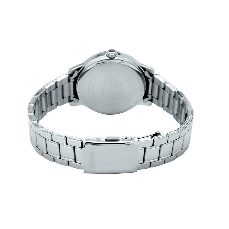 CASIO STANDARD series 50 meters waterproof Quartz Steel Strap men s watch silver dial LTP-E315D-7A серебряный