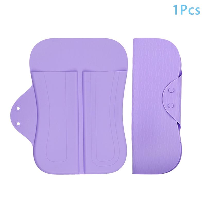 

Силіконова термостійка подушечка Ізоляційний килимок для випрямляча волосся Паличка для термозавивки проти опіків Портативний інструмент для укладання для подорожей фіолетовий