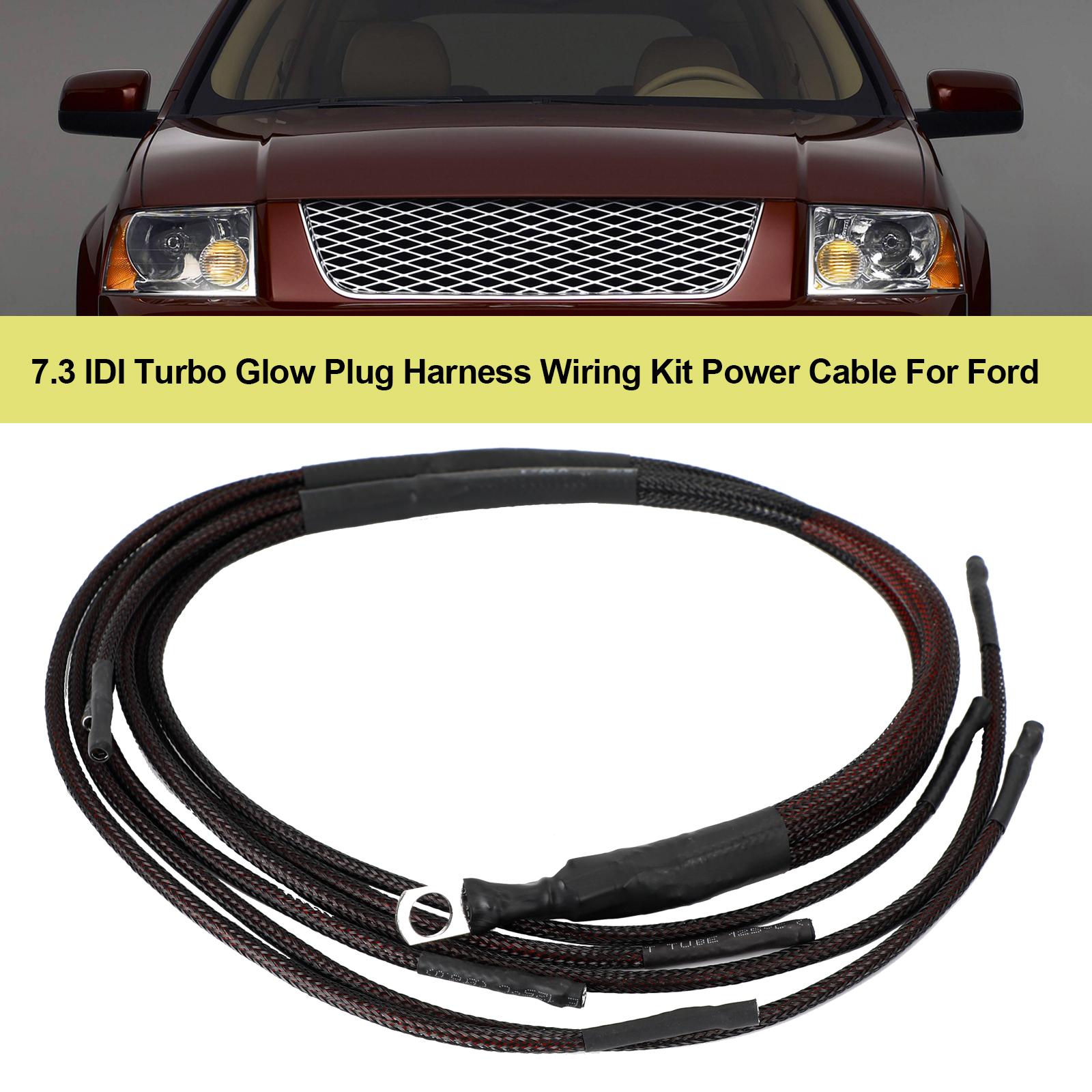 

7.3 IDI Turbo Glow Plug Harness Комплект проводов Кабель питания для Ford