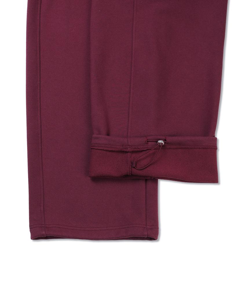 Michikoleondeonkosino Fold Waist Sweatpants Burgundy