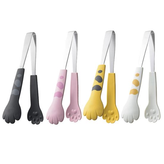 Food Clips Cat Paw Styling Food Tongs Salad Bread Baking