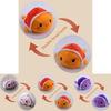 Adorable Flip Turtle Plush Toy With Reversible Double-sided Design For Kids