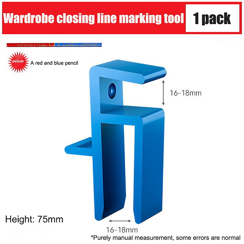 

1Pc Carpentry Closing Fixed Clamp Tool Wardrobe Closing Board Clip Woodworking Jigs Closing Fixing Clip Wood Marking Fixture A1