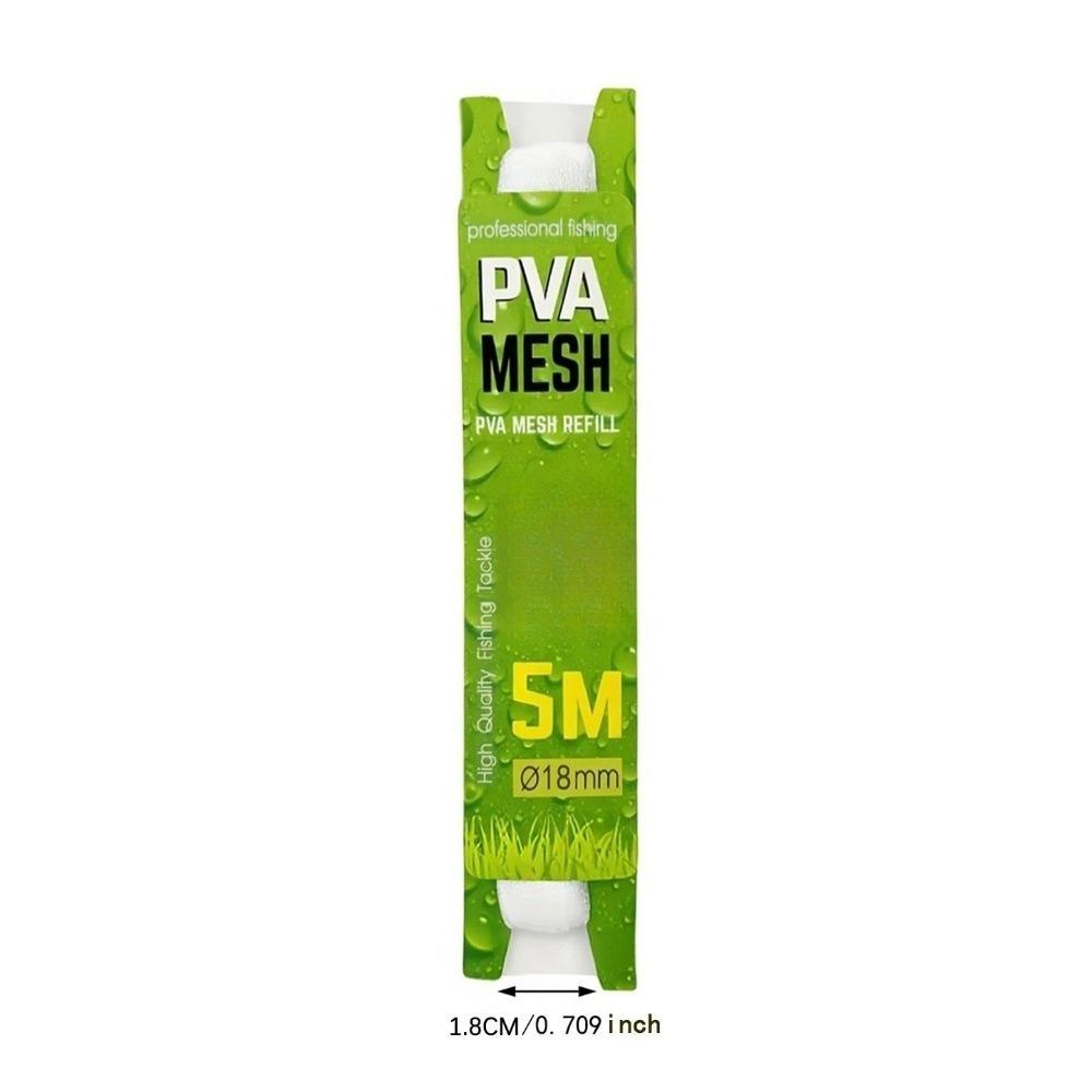 Xiaomi 5M Mesh Water-soluble Fishing Nest 18mm/25mm/37mm/44mm Environmental PVA Mesh Carp Fishing Feeder European Fishing Accessories