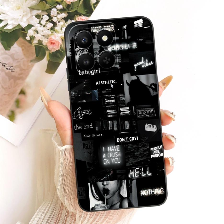 Etui For Honor 400 Smart 5G LGN-NX1 Urocze Śmieszne Kreskówkowe Pokrowiec Odporne na Wstrząsy Etui na Telefon Dla Honor X7d 4G HonorX7d 5G Miękkie Pokrowce Torby