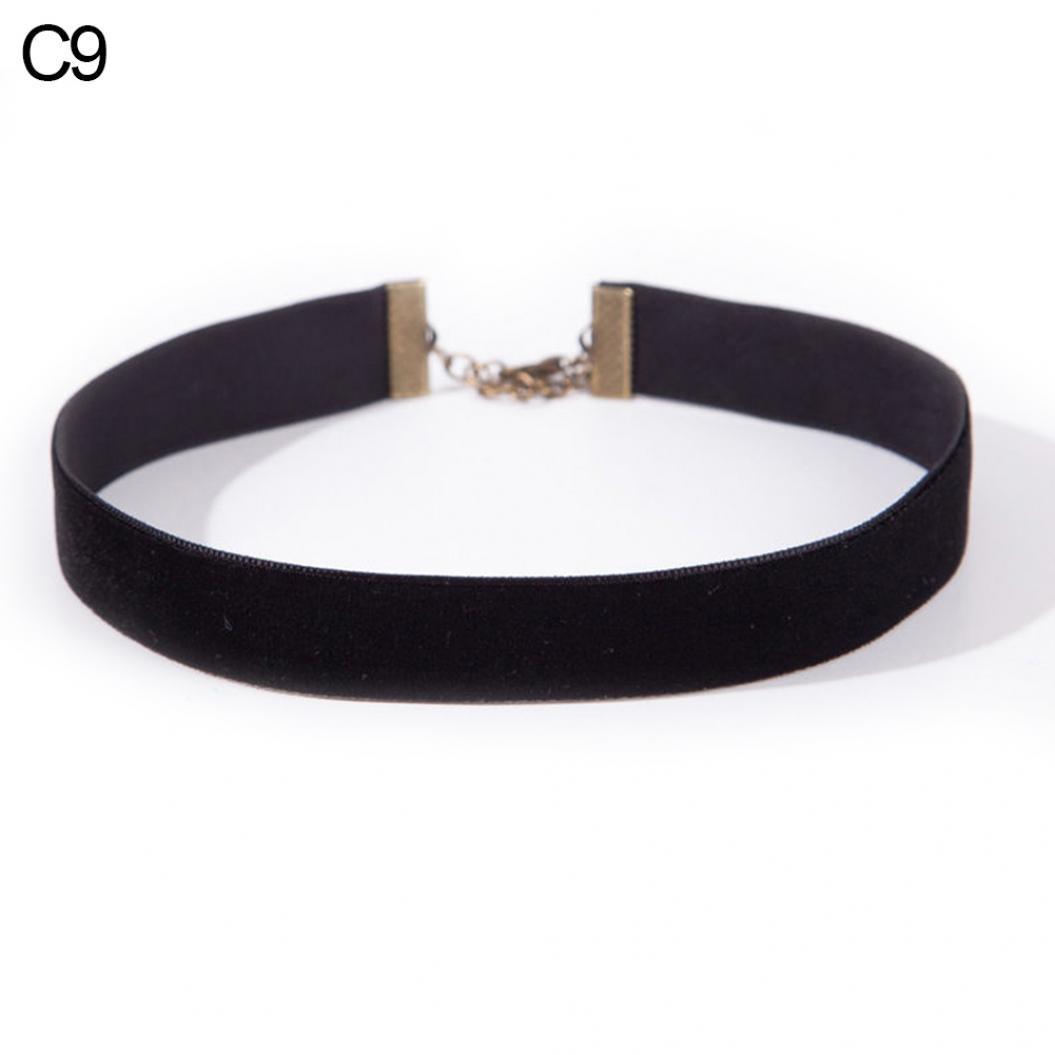 

Стильный бархатный чокер, украшение на шею