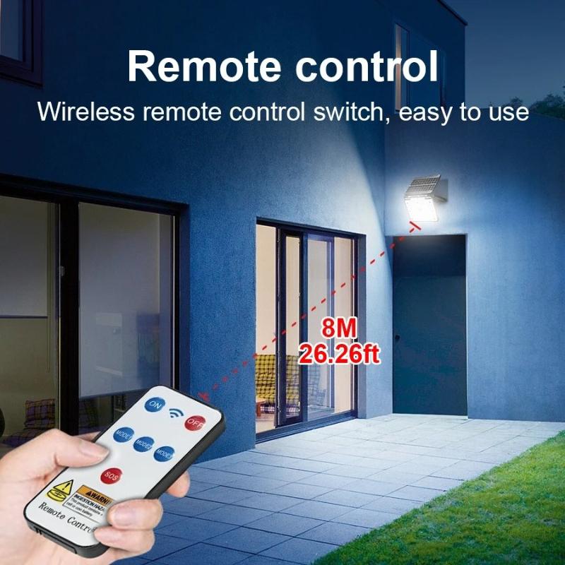 1/2/3PCS LED Solar Light Outdoor 132 LED Spotlights IP65 Waterproof Motion Sensor Human Solar Flood Security Wall Lights 3 Modes