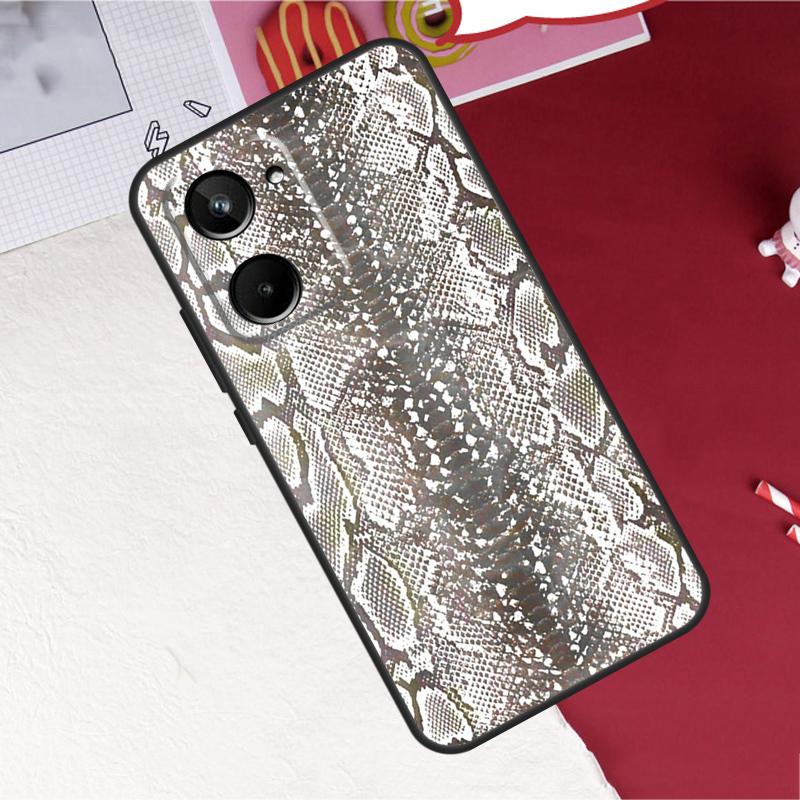 Snake Skin Print For Realme 15 Pro GT7 GT6 10 11 12 13 14 Pro Plus C55 C71 C75 C67 C63 C61 C53 C35 C65 Case