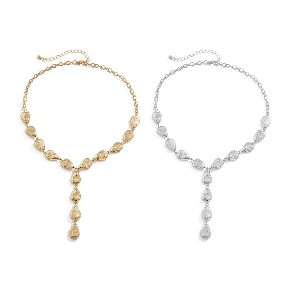 Barocke Y-Kette Herzhalskette Einzigartige Halskette Lange Quasten-Halskette Modeschmuck Geschenk für Frauen