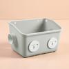 Bedside Hanging Basket Storage Basket No Punching Dormitory Plastic Bedside Storage Basket Foldable